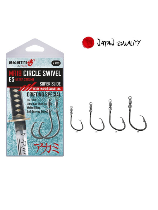 AKAMI HOOKS SERIE MR19 SWIVEL