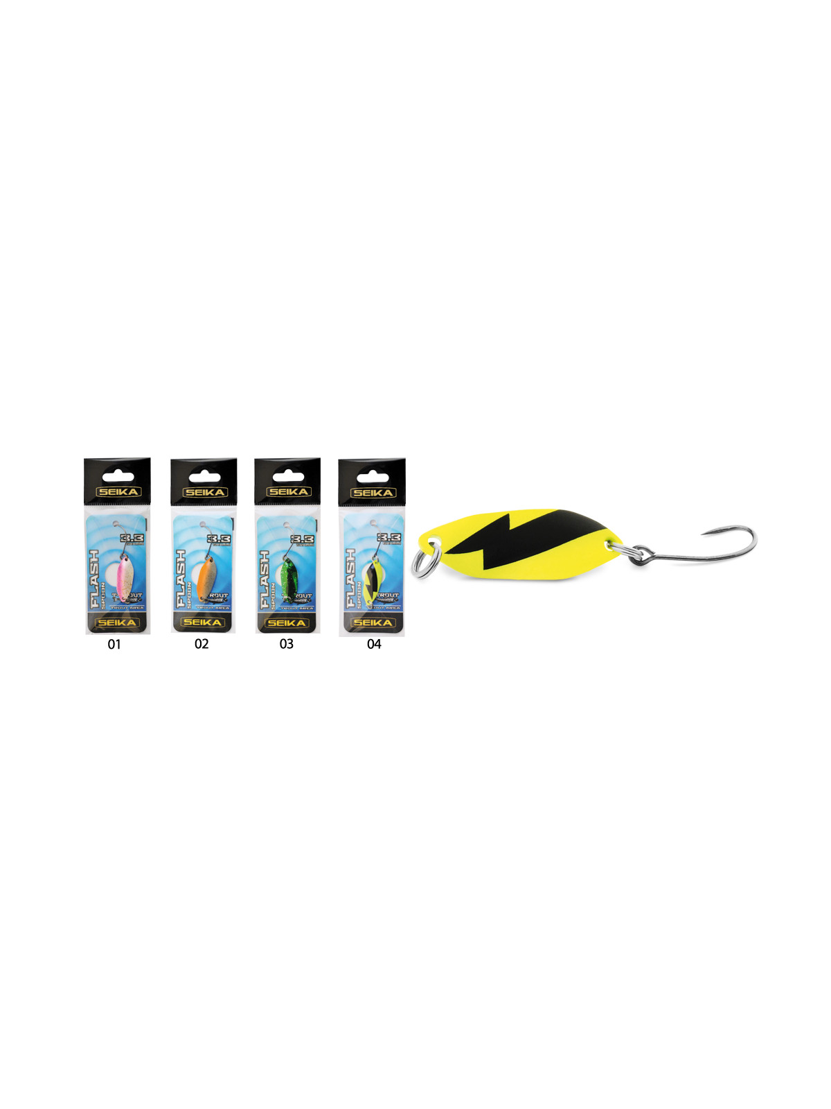 Flash Spoon Gr. 3.3 Glitter Green Yellow