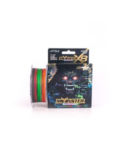 JATSUI MOONSTER BRAID MULTICOLOR 500MT PE4.0 56LB