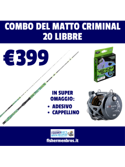 COMBO DEL MATTO CRIMINAL 20 LIBBRE