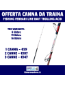CANNA DA TRAINA FISHING FERRARI LIVE BAIT TROLLING ACID