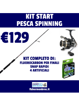 KIT START PESCA SPINNING